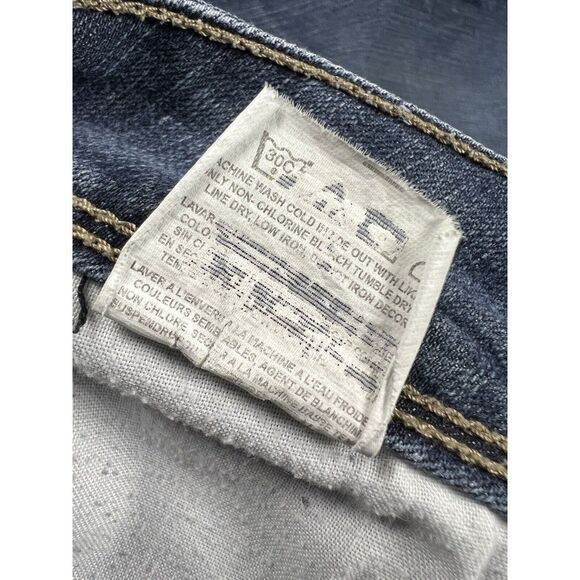 Riders by Lee Jeans Womens 16M Blue Dark Wash Midrise Bootcut Casual - Picture 12 of 13